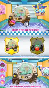 Baby Police Car Wash screenshot #1 for iPhone