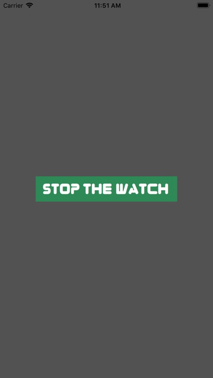 Stop The Watch - STW