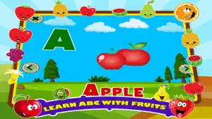 Learn Fruit ABC Games For Kids screenshot 1