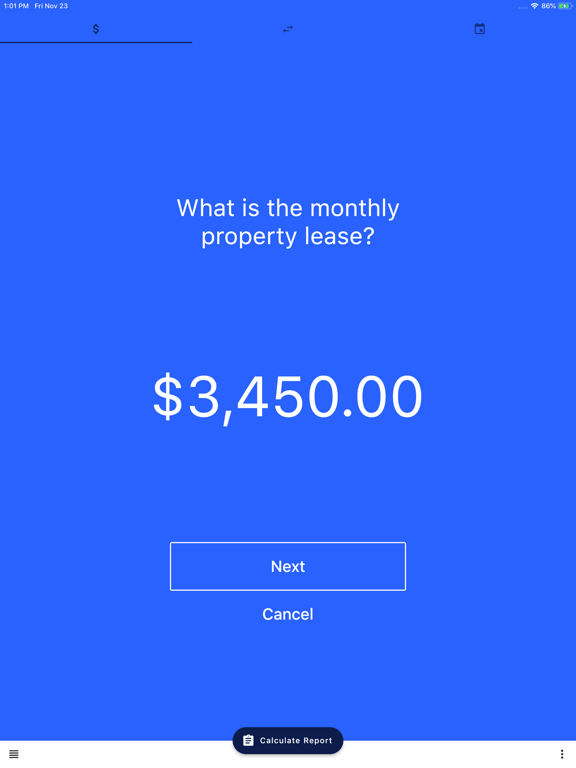 Screenshot #4 pour Prorate Calculator Pro