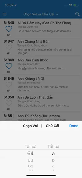 Game screenshot Karaoke List Vietnam hack