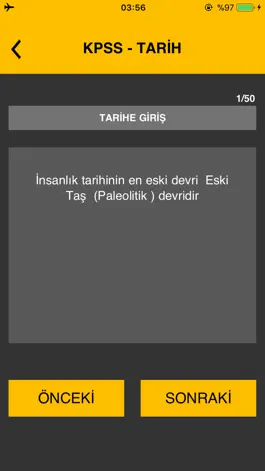 Game screenshot KPSS 2018 - Tarih apk