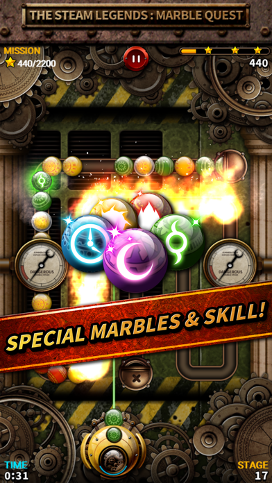 Screenshot #3 pour Steam Legend : Marble Quest