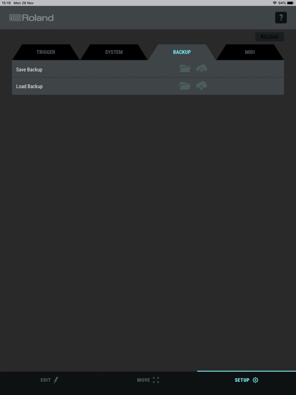 TM-1 Editor iPad screenshot 6 - Music app
