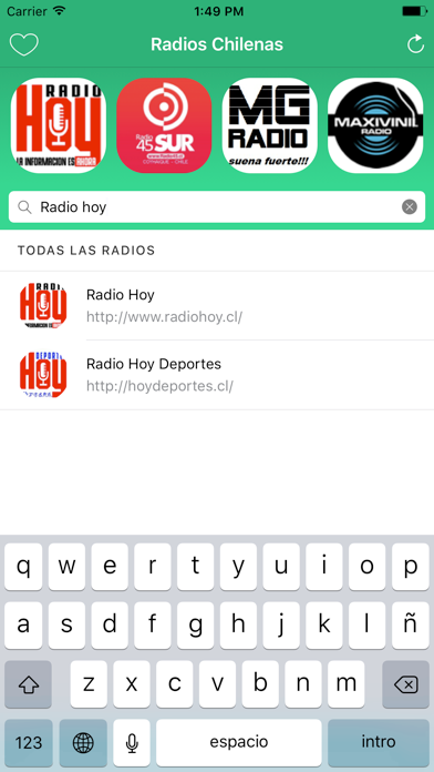 App screenshot