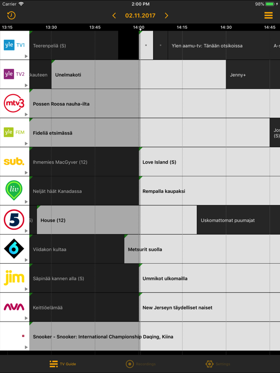 Screenshot #5 pour Maxivision Viihde