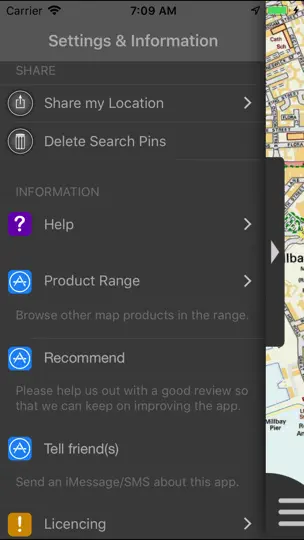 Screenshot von Dartmoor Maps Offline auf dem iPhone 7