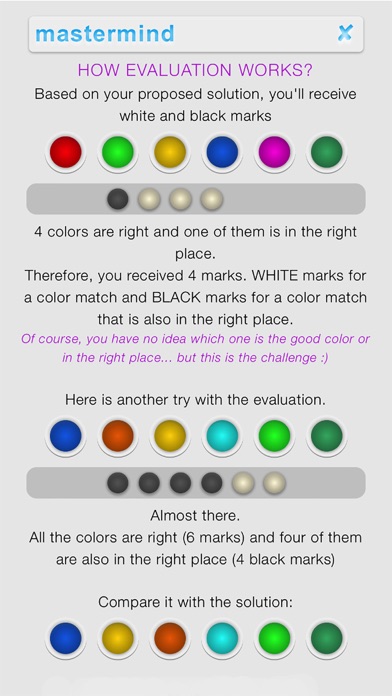 Mastermind - Break the code app screenshot 3
