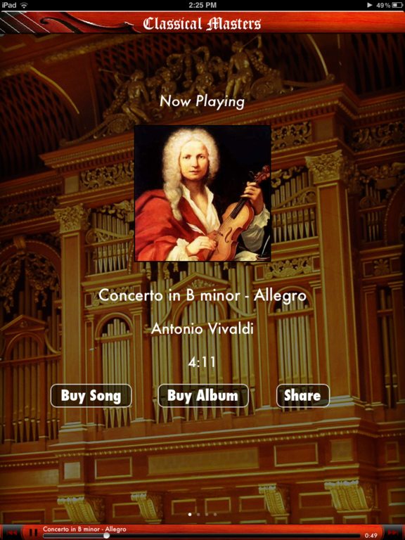 Classical Masters - Anywhere Artist screenshot