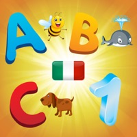 幼児や子供のためのイタリア語のアルファベット