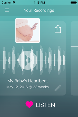 Hear My Baby Heartbeat App screenshot 4