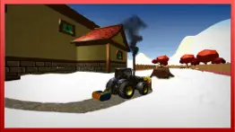 snow plow tractor simulator iphone screenshot 2