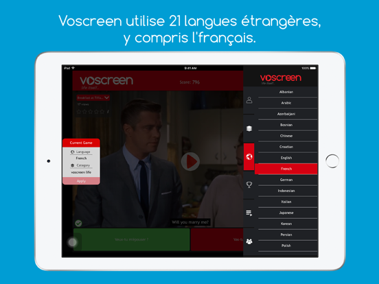 Screenshot #6 pour Voscreen - Apprenez l’anglais