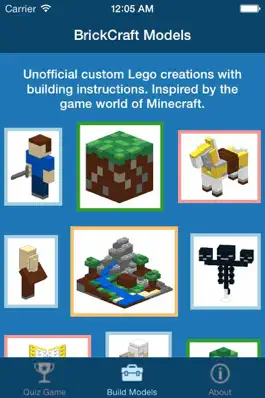 Game screenshot BrickCraft - Models and Quiz mod apk