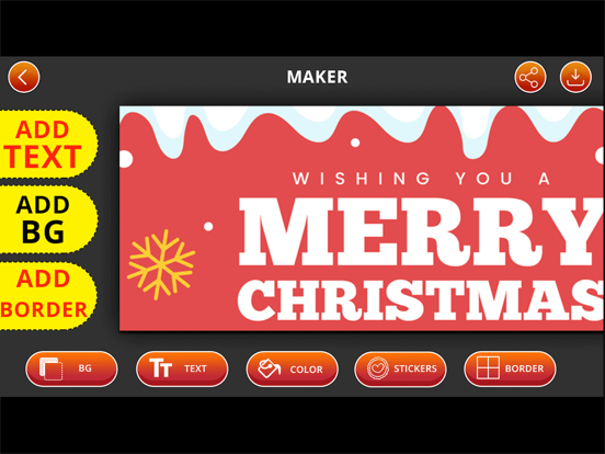 Screenshot #5 pour Christmas Covers & Cover Maker