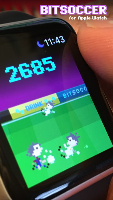 Bit Soccer game for Apple Watch Screenshot 1