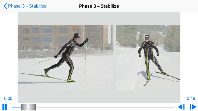 Cross-country skiing technique screenshot 4 of 5
