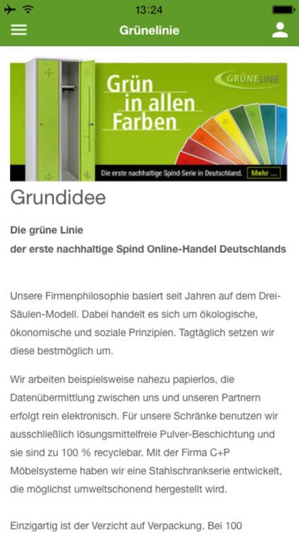 Spindmax - Grünelinie