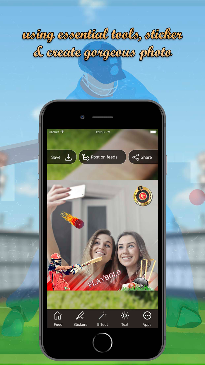 IPL 2018 Selfie Photo Maker