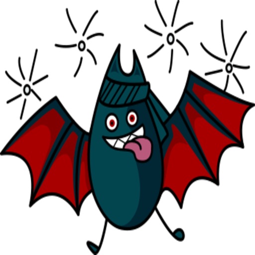 Kiri - Funny Bat stickers