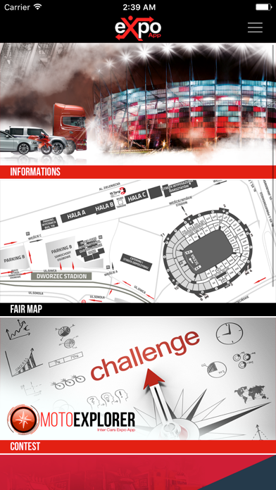 Inter Cars Expo App 2017 app screenshot