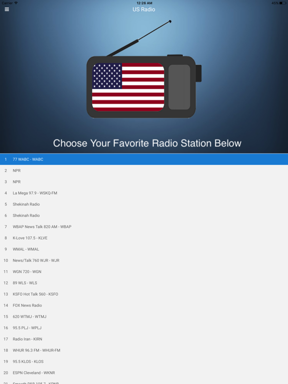 Screenshot #5 pour US Radio Station - USA FM