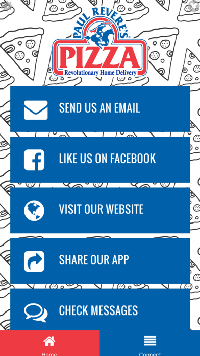 Screenshot 2 of Paul Revere's Pizza App
