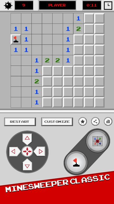Screenshot #1 pour Minesweeper Classic 1995