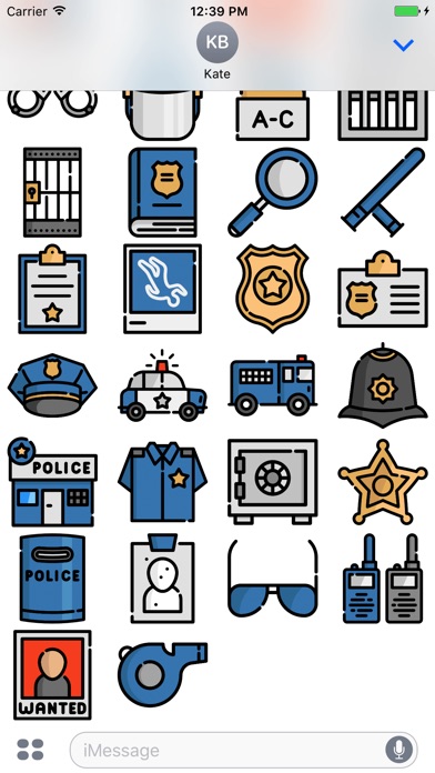 PoliceEmoji Stickers screenshot 3