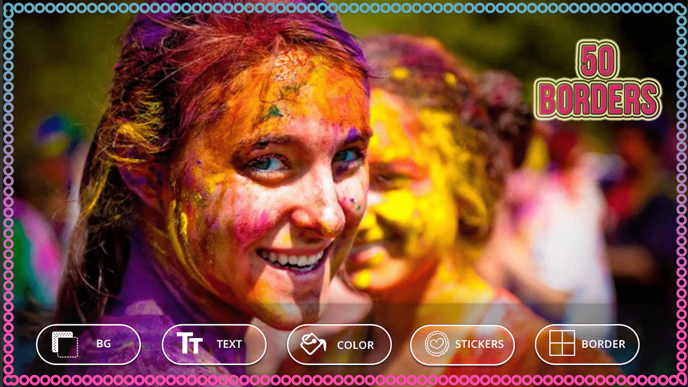 Holi Photo Frames