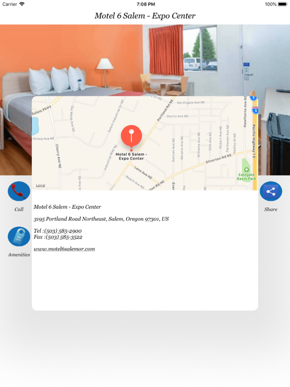 Motel 6 Salem - Expo Center iPad screenshot 4 - Travel app