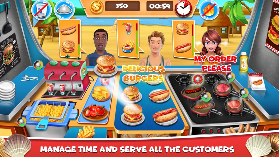 Beach Food Truck -Cooking Game - 1.1 - (iOS)
