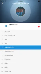 South Africa Radio Station FM screenshot #5 for iPhone