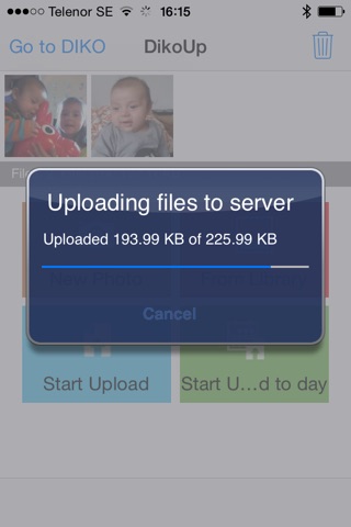 DIKO Uploader screenshot 2