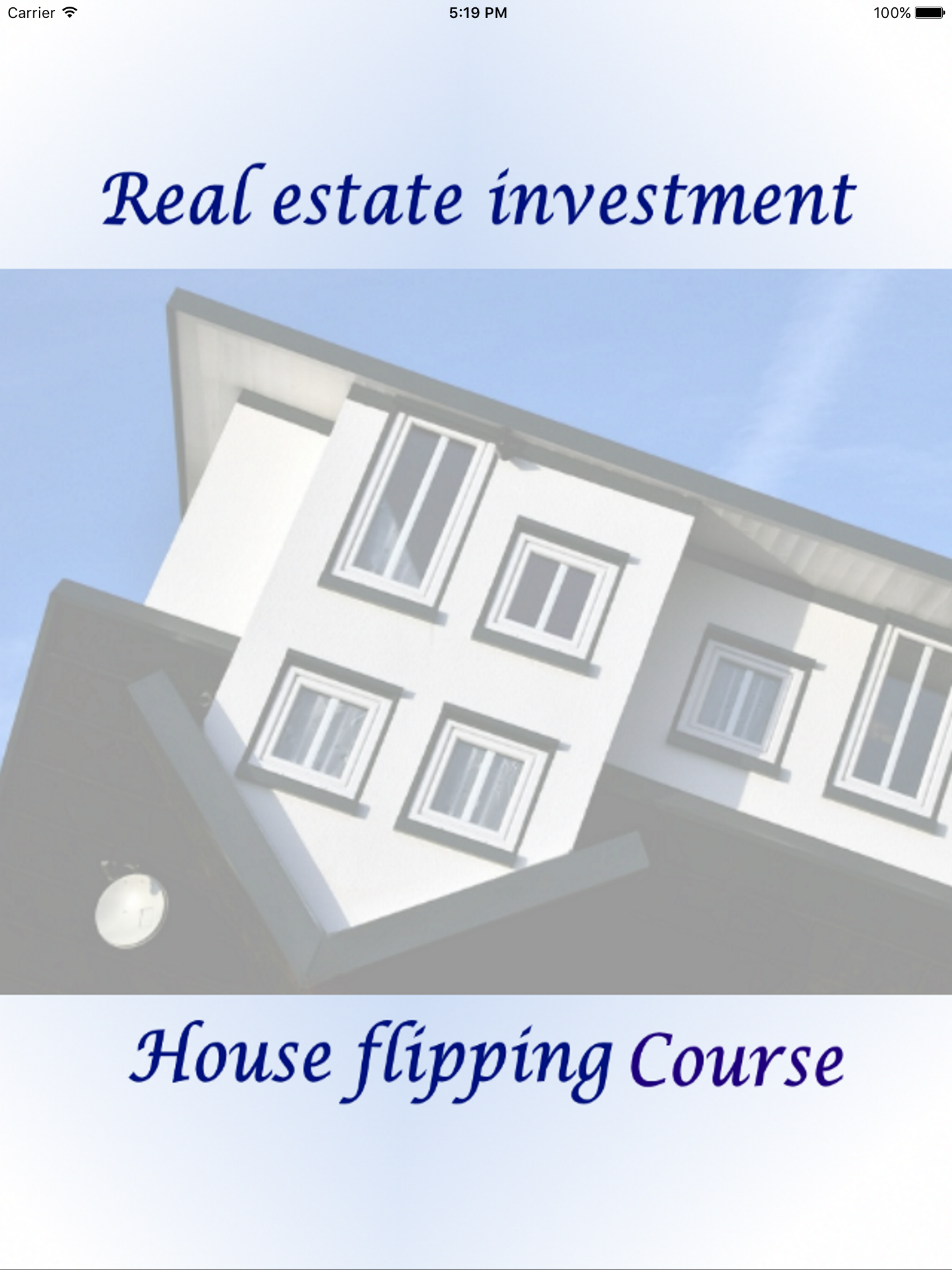House Flipping Real Estate