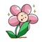 Beautiful Ms. Flower Sticker