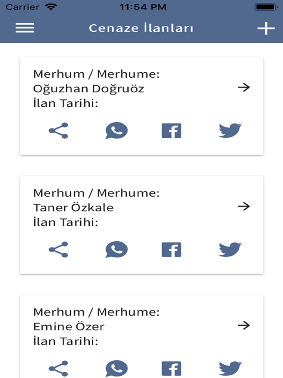 Screenshot #4 pour Cenaze İlanları