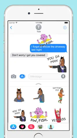 Game screenshot BoJack Horseman Stickers apk