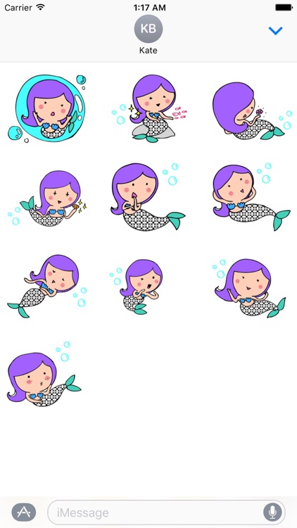Mermaid Mermaidmoji Sticker