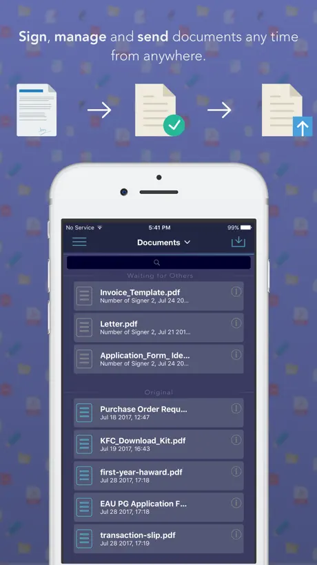 Signature App - Sign and Fill PDF & Word Documents