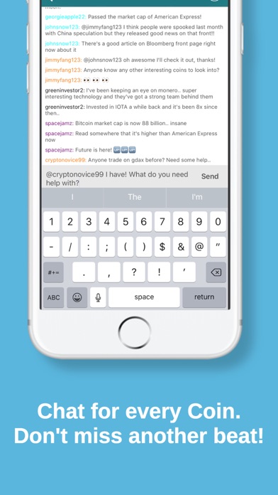 CoinChat & Watchlist screenshot 4