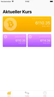 bitcoin.de - monitor iphone capturas de pantalla 1