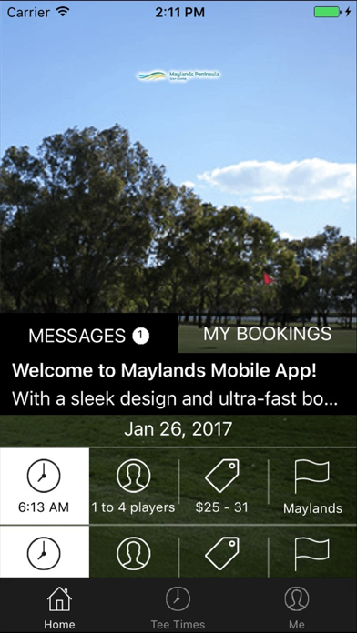 Screenshot #1 pour Maylands Golf Tee Times