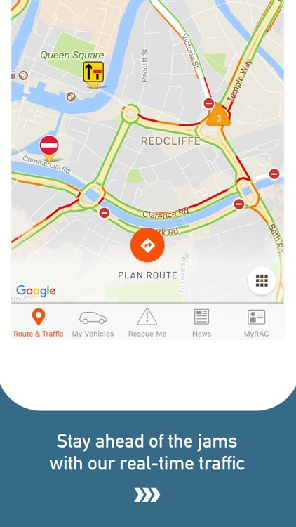 RAC Route Planner & Traffic UK