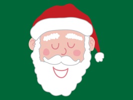 Santa Smiles Sticker Pack