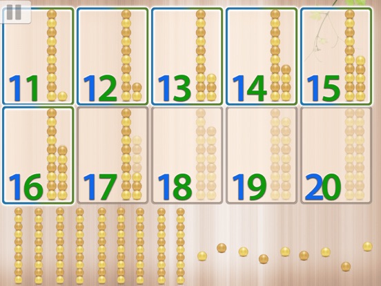 Swedish Montessori Numbers iPad screenshot