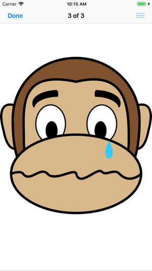 Monkey Face Emoji Stickers(圖4)-速報App