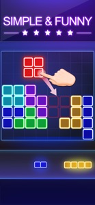 Block Puzzle -Glow Puzzle Game screenshot #1 for iPhone
