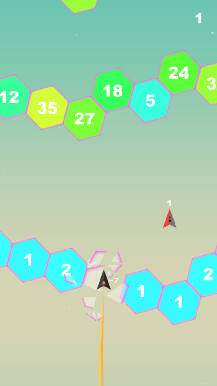 Plane VS Hexa - Hexagon Game