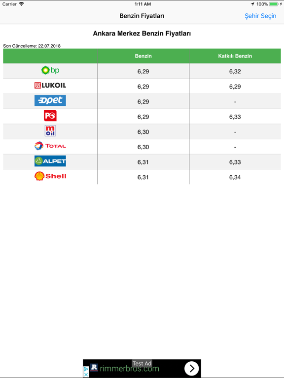 Screenshot #6 pour Benzin Fiyatları